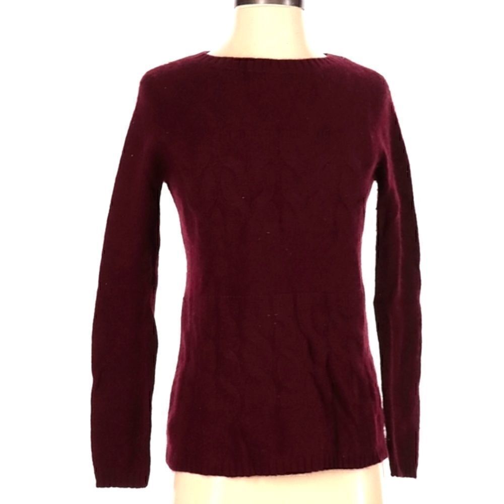 Lafayette 148 NY Cashmere Cable Knit Pullover Sweater